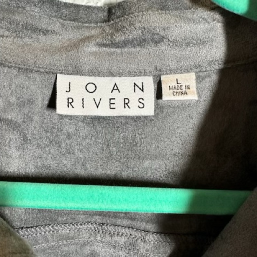 Joan Rivers Gray Jean Jacket - Picture 3 of 3